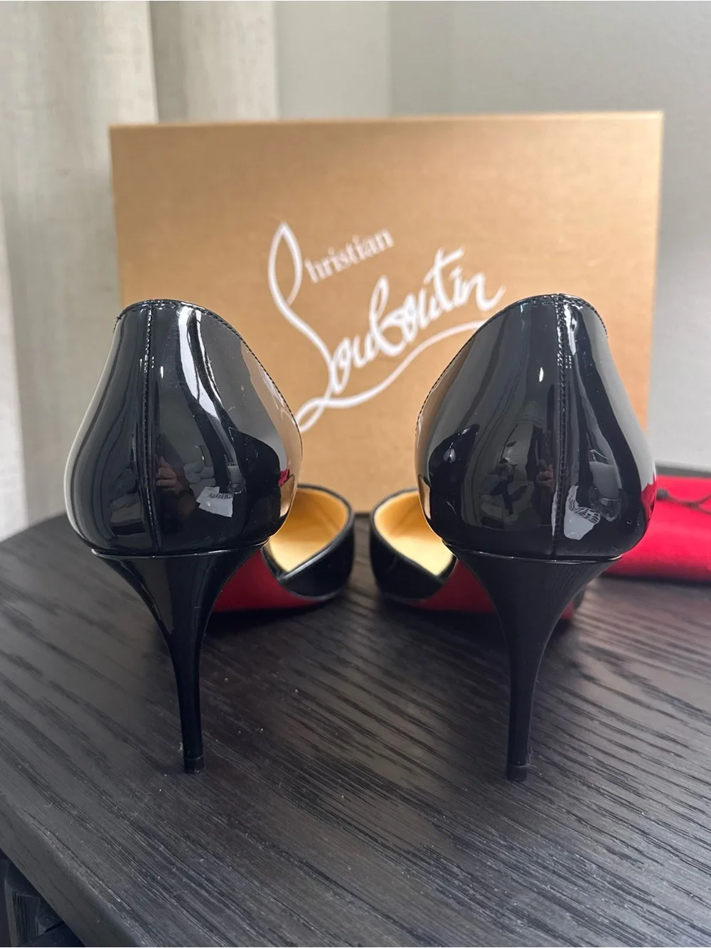 Christian Louboutin Iriza 70 Pumps Patent Black 39.5 - Picture 6 of 9